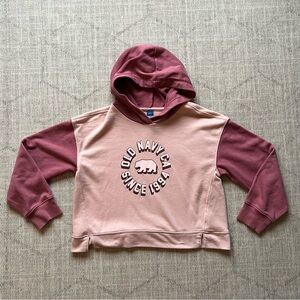 Old Navy Girl’s Youth California Pink Pullover Hoodie LARGE